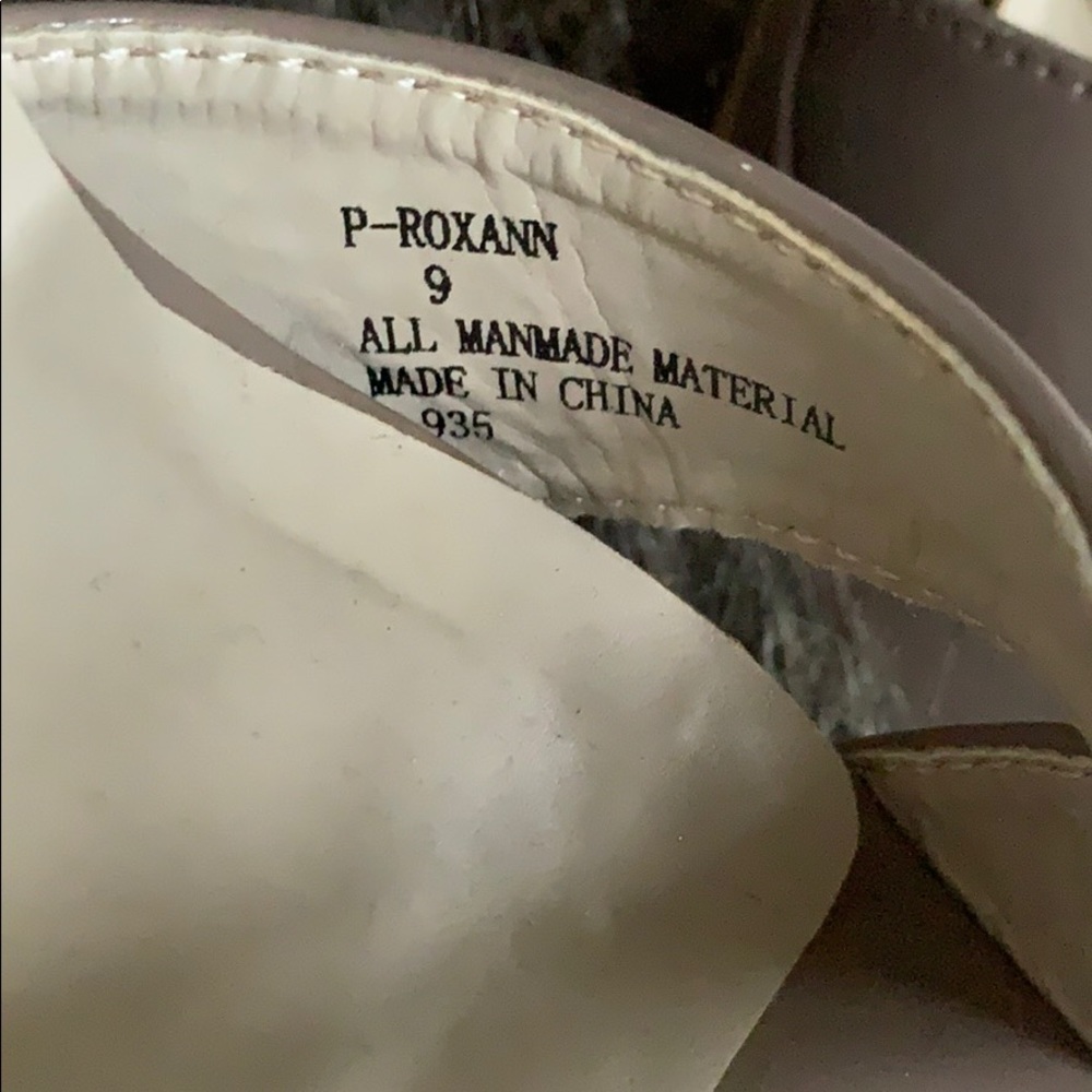 TAUPE PATTON STEVE MADDEN ROXANN HEELS - Picture 5 of 5